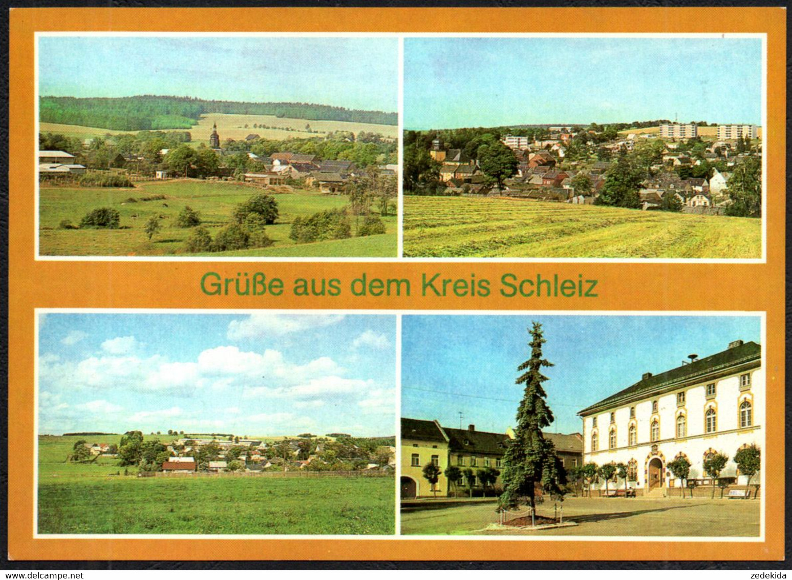 F7932 - TOP Kr. Schleiz - Unterkoskau Gefell Frankendorf Tanna  - Bild Und Heimat Reichenbach - Schleiz