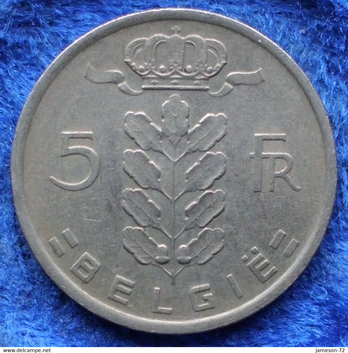 BELGIUM - 5 Francs 1950 Flemish KM# 135.1 Leopold III (1934-1950) - Edelweiss Coins - 5 Francs