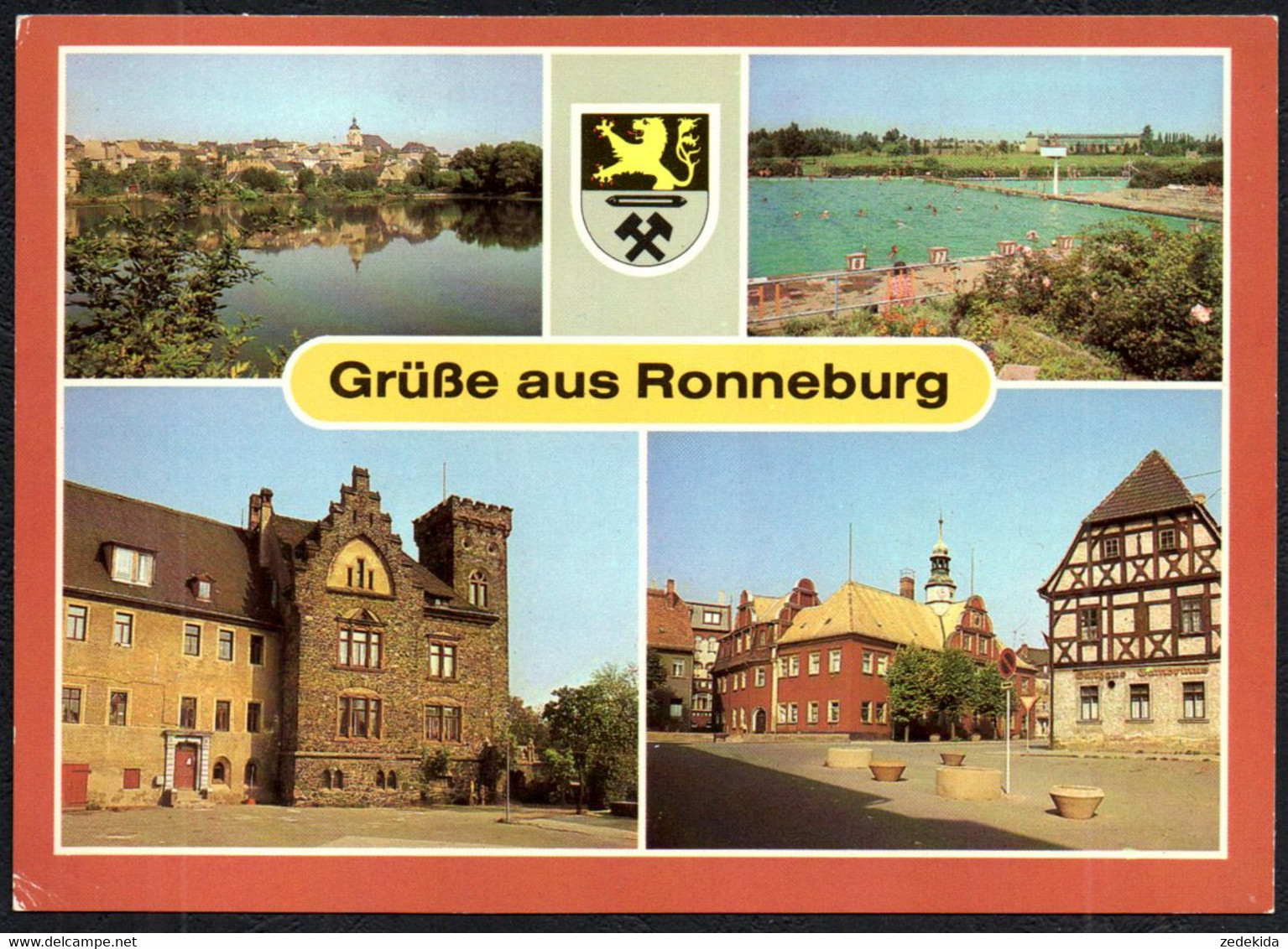 F7943 - Ronneburg Freibad Schloß - Bild Und Heimat Reichenbach - Ronneburg