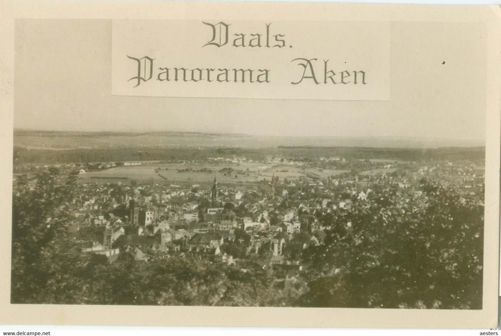 Vaals; Panorama Aken - Gelopen. (Gebr. Simons - Ubach Over Worms) - Vaals