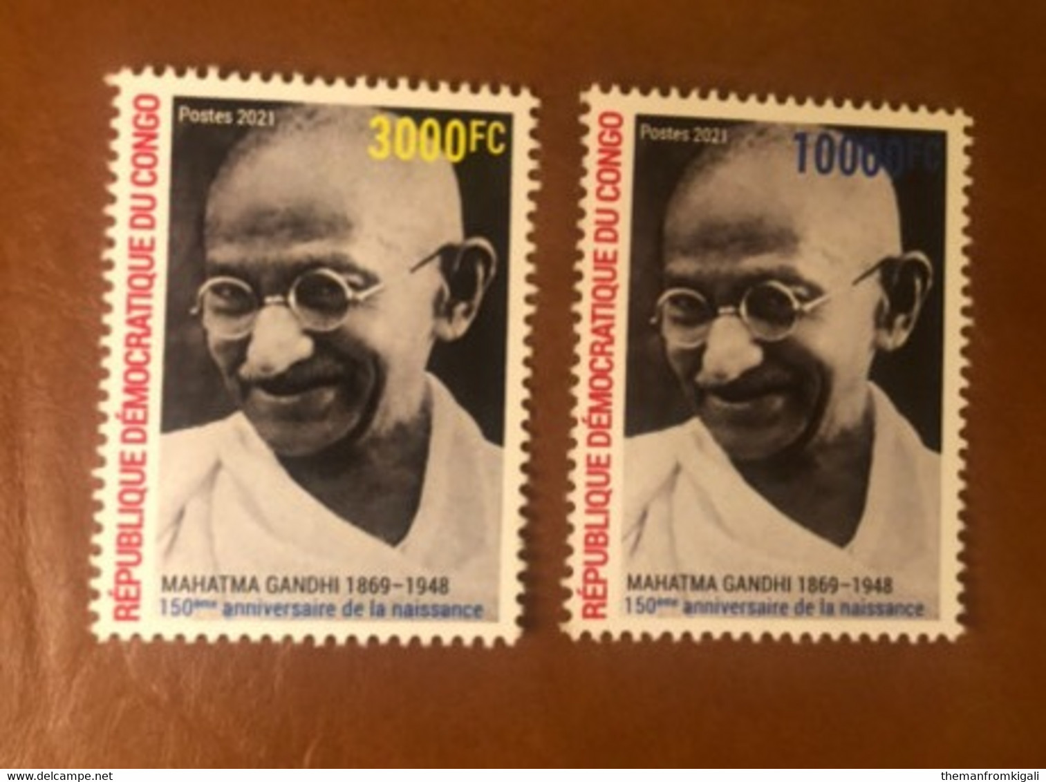 Congo DR 2021 - Mahatma Gandhi 150th Birth Anniversary - Otros & Sin Clasificación