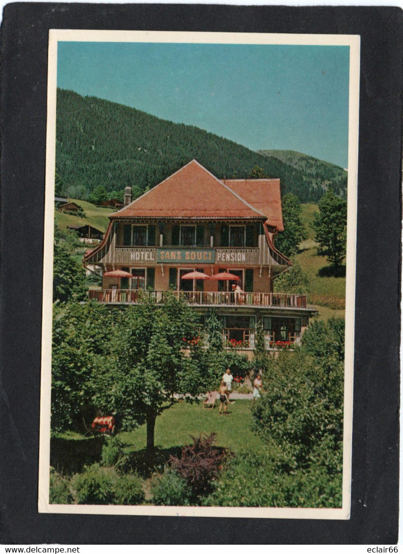 Grindelwald - Hotel Sans Souci PROPR: FAM.A. HASLER.   CPM EDIT OTTO SCHLAEFLI  Impeccable - Hasle Bei Burgdorf