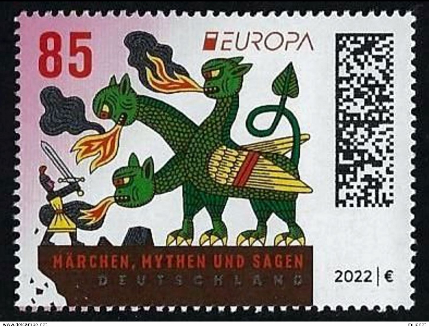 GERMANY ALEMANIA ALLEMAGNE DEUTSCHLAND 2022 EUROPA CEPT STORIES & MYTHS Stamp ** MNH - 2022