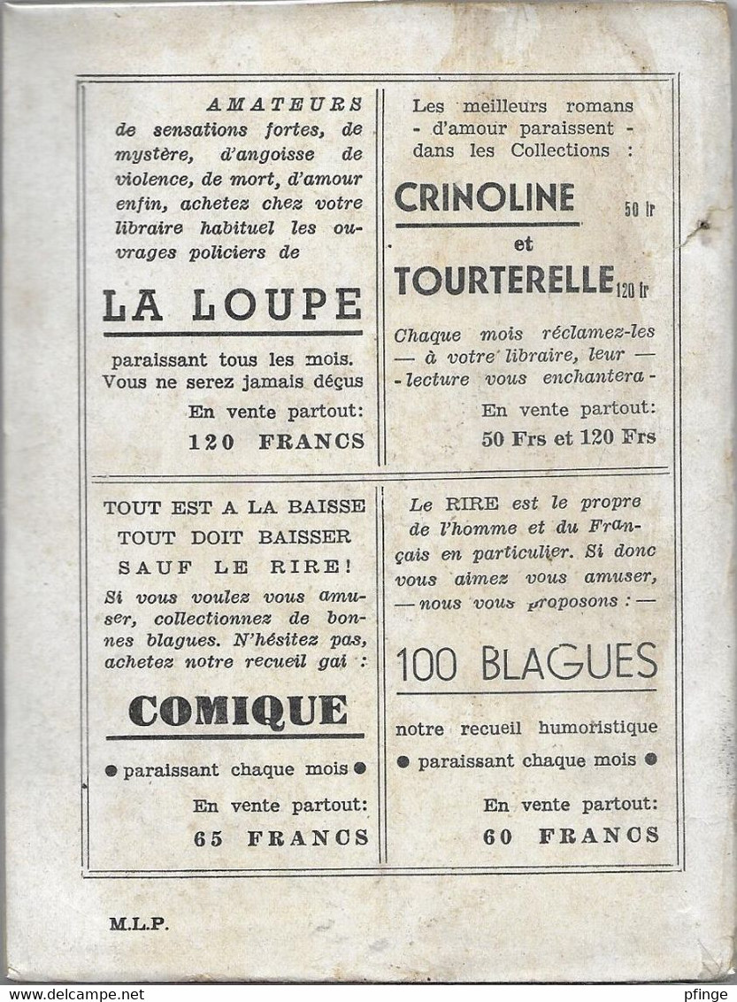 La Valse Des Ombres Par Jean Pedelupé - Collection  Le Glaive N°113 - Jacquier, Ed.