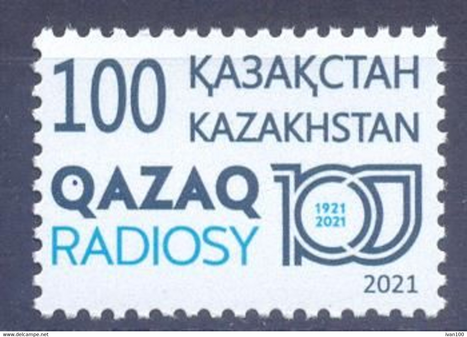 2021. Kazakhstan, 100y Of Kazakh Radio, 1v, Mint/** - Kazachstan