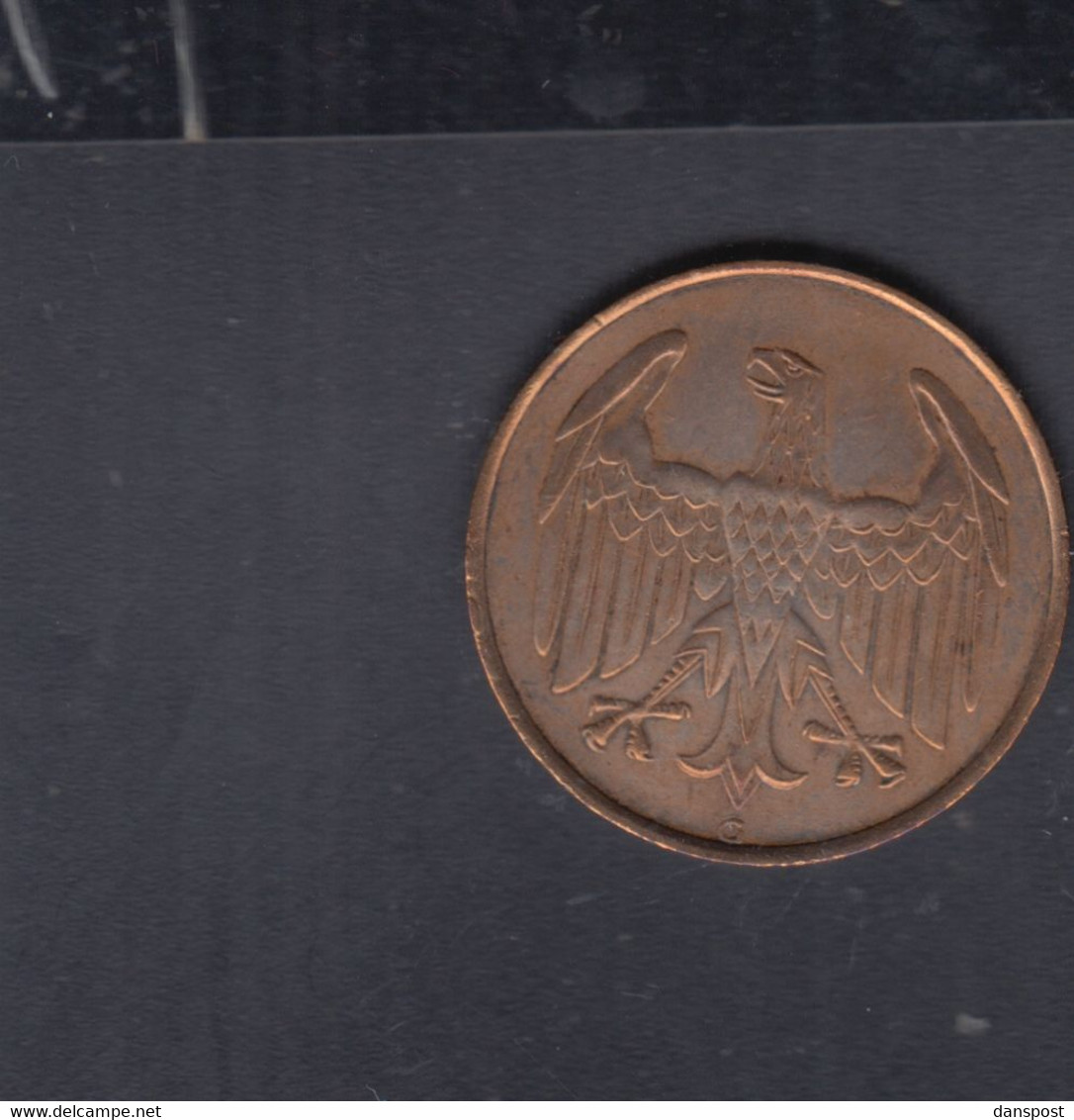Dt. Reich 4 Pfennig 1932 G - 4 Reichspfennig