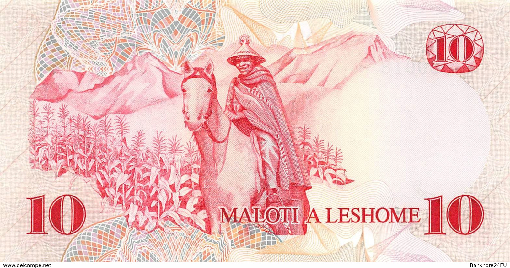 Lesotho 10 Maloti 1981 Unc Pn 6b - Lesoto