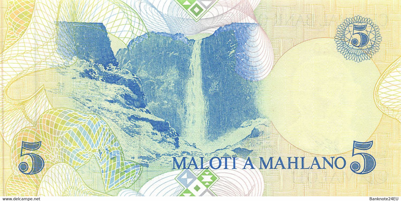 Lesotho 5 Maloti 1989 Unc Pn 10a - Lesoto