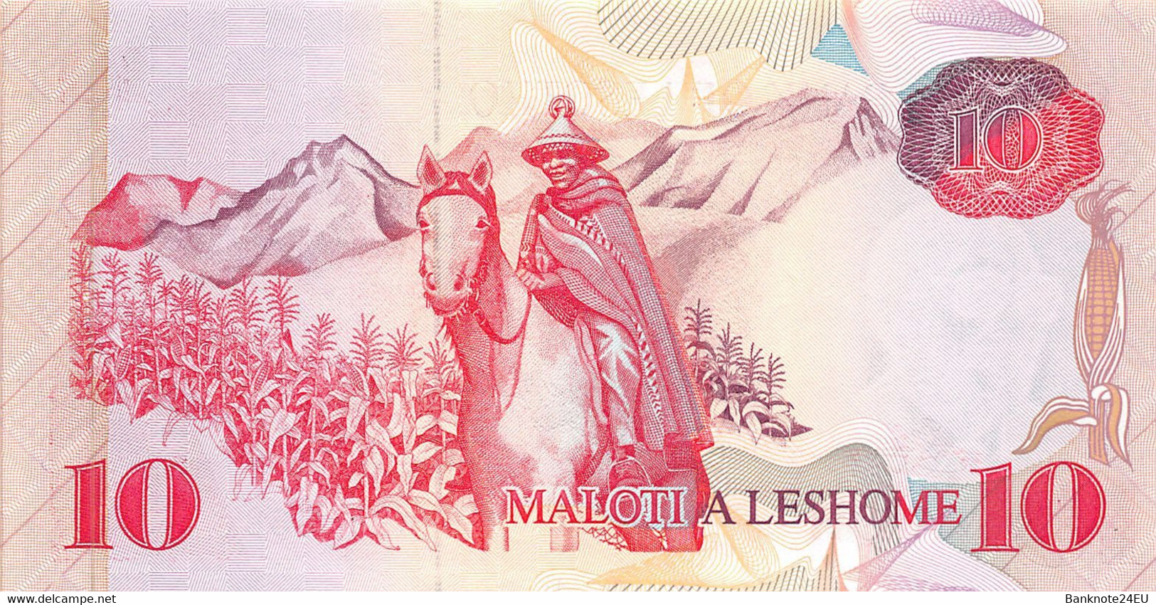 Lesotho 10 Maloti 1990 Unc Pn 11a - Lesoto