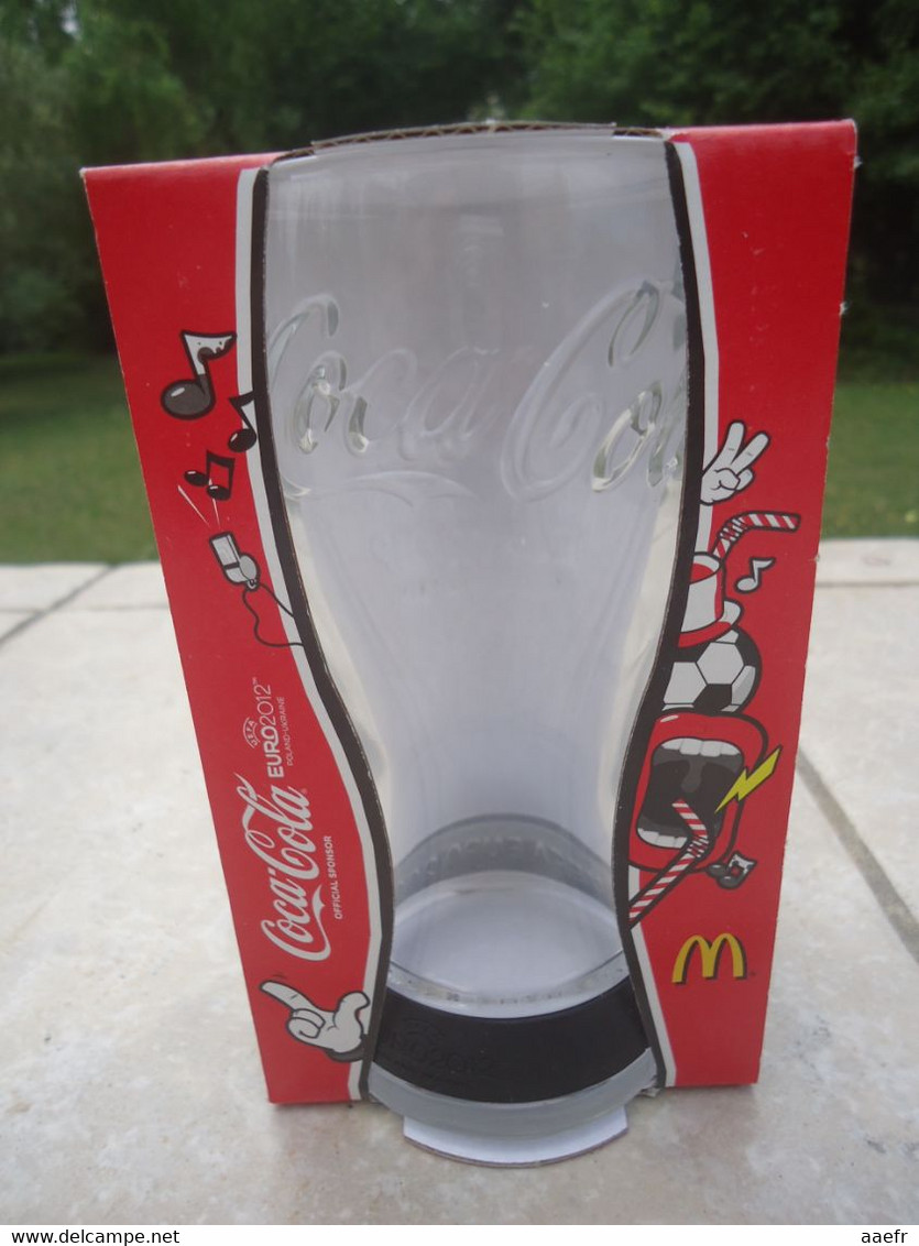 Coca-Cola - Verre Coupe D'Europe De Football 2012 Ukraine / Pologne - Mc Donald Espagne - Becher, Tassen, Gläser