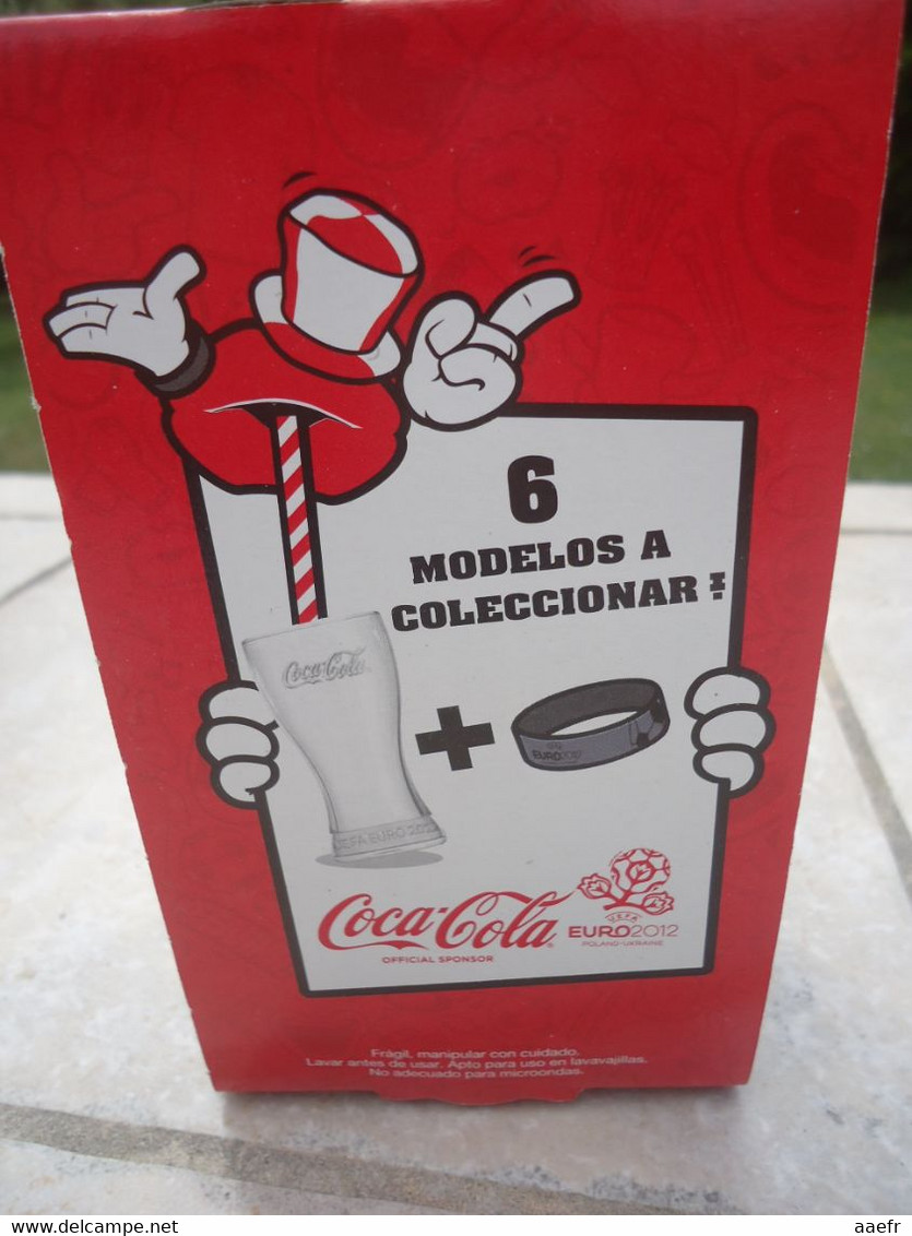 Coca-Cola - Verre Coupe D'Europe De Football 2012 Ukraine / Pologne - Mc Donald Espagne - Becher, Tassen, Gläser