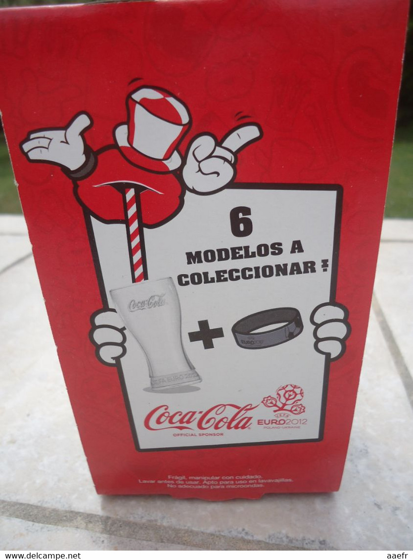 Coca-Cola - Verre Coupe D'Europe De Football 2012 Ukraine / Pologne - Mc Donald Espagne - Tasses, Gobelets, Verres