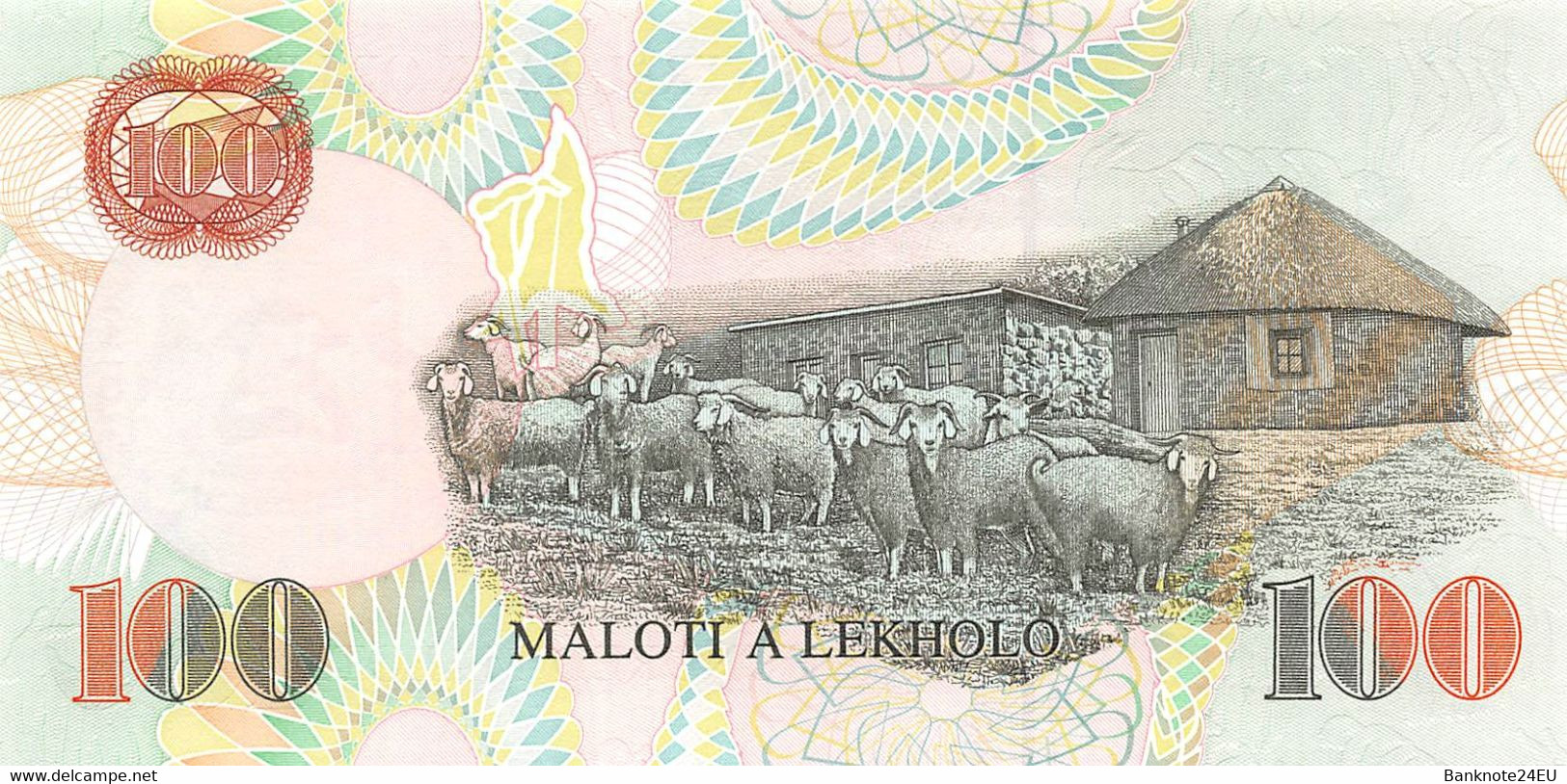 Lesotho 100 Maloti 1994 Unc Pn 18a - Lesotho