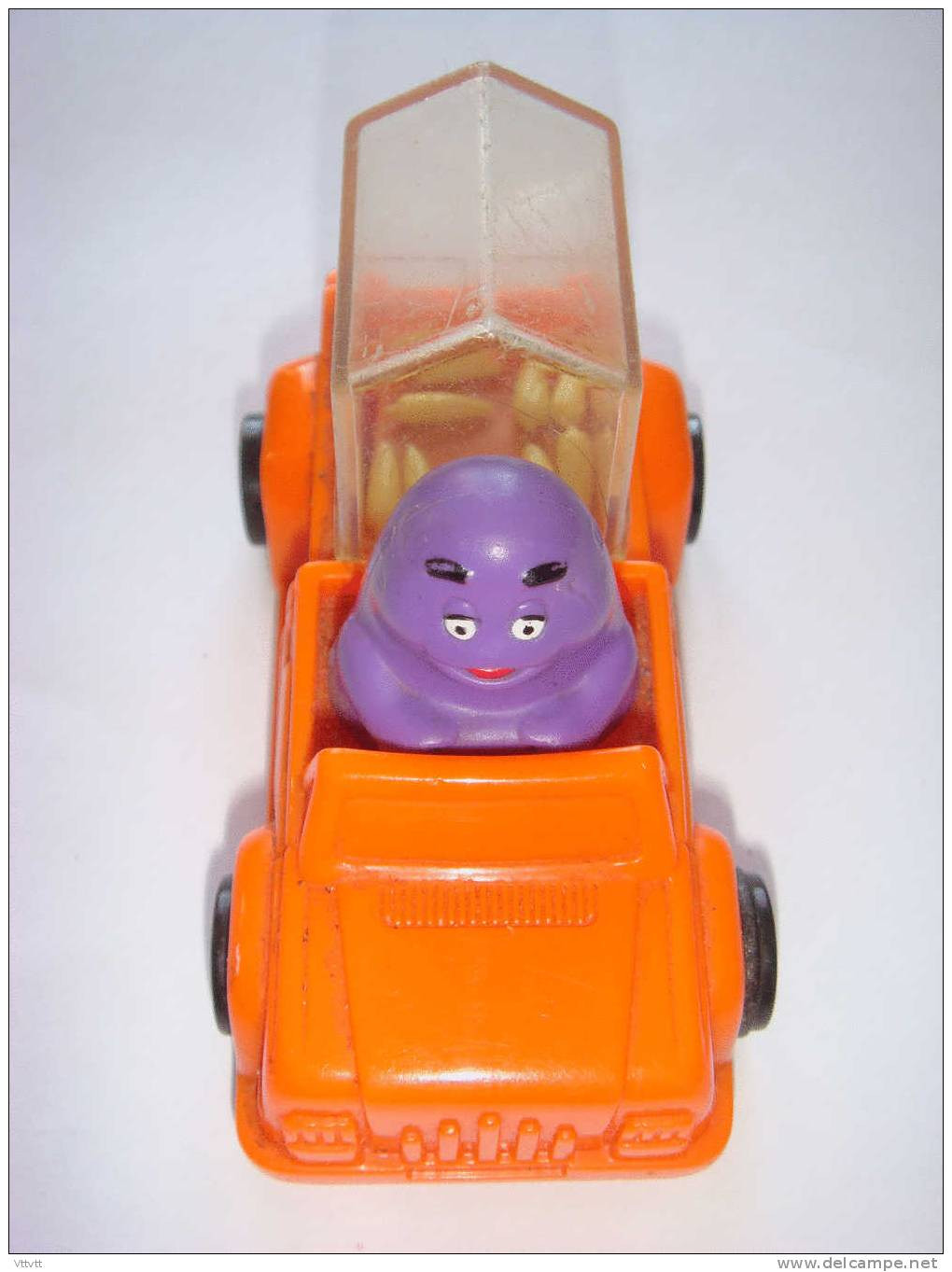 McDonald's, Jouets, Année 1995 : CAMIONNETTE VENDEUR DE MAIS (4,5 Cm Sur 8 Cm) - McDonald's