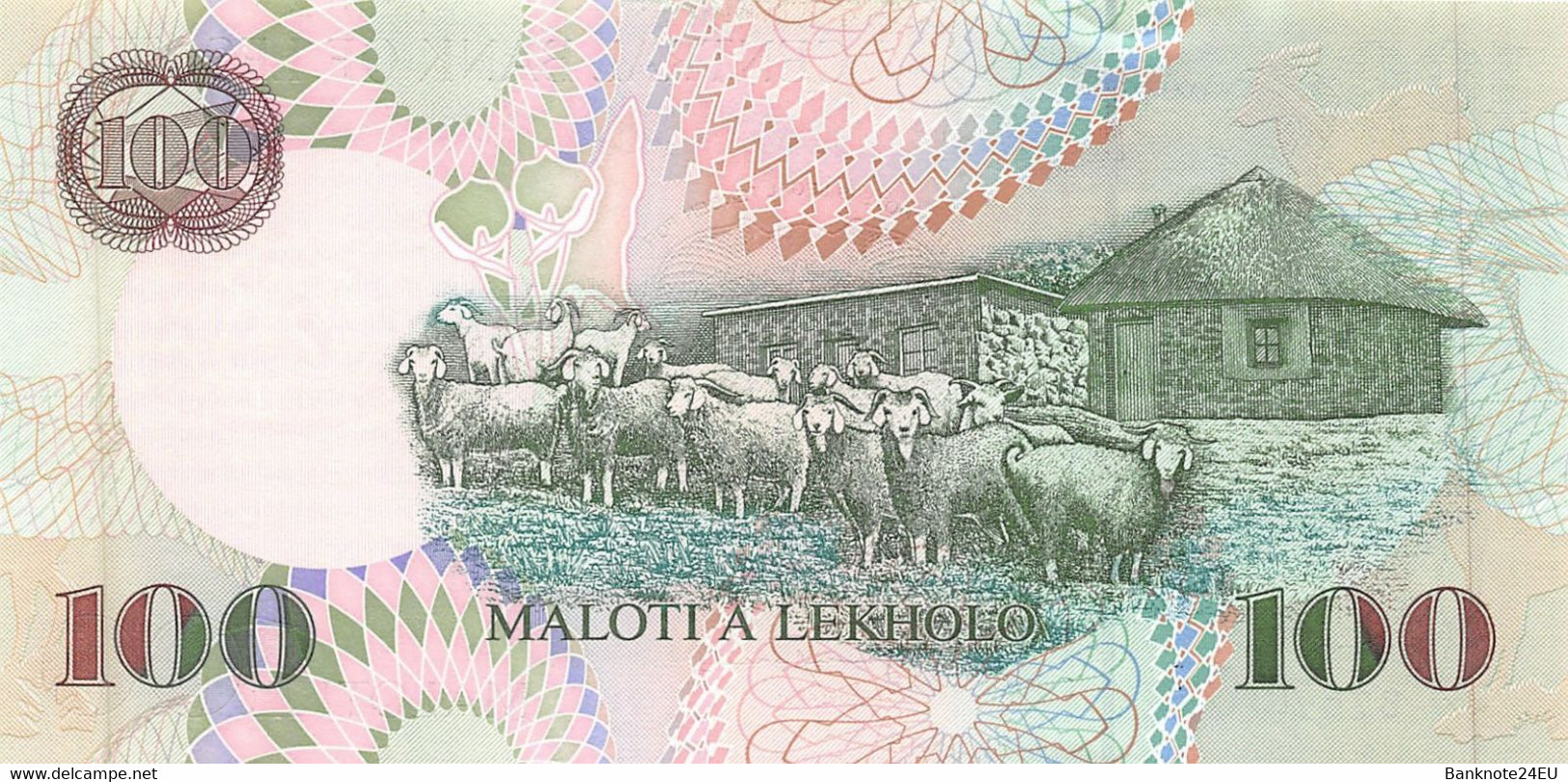 Lesotho 100 Maloti 1999 AUnc Pn 19a - Lesoto