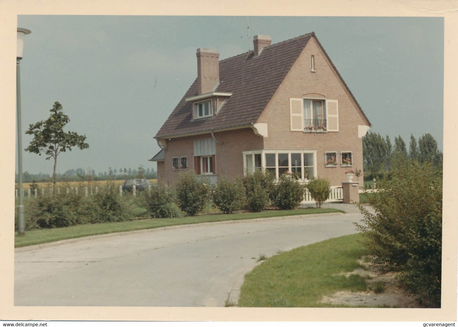 LOVENDEGEM   FOTO 12 X 8 CM -  M. VERLEYE VELDSTRAAT         2 SCANS - Lovendegem