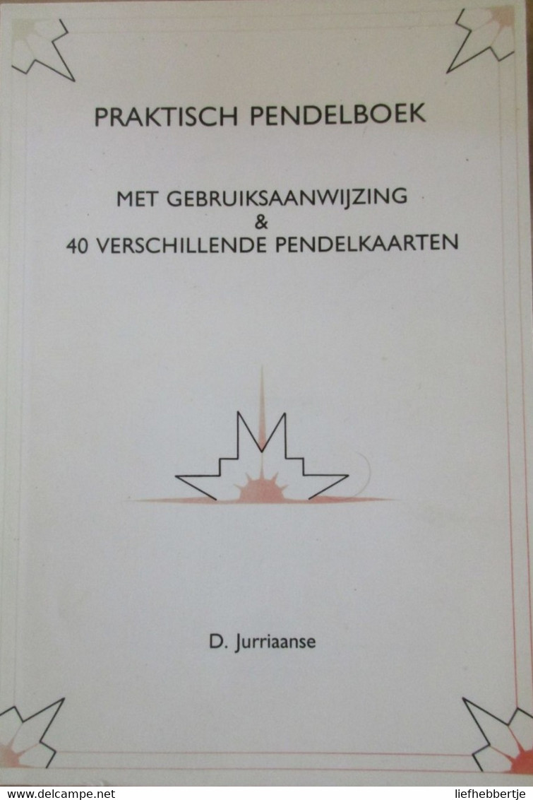 Praktisch Pendelboek - Met Gebruiksaanwijzing En 40 Verschillende Pendelkaarten - 1984 - Vita Quotidiana