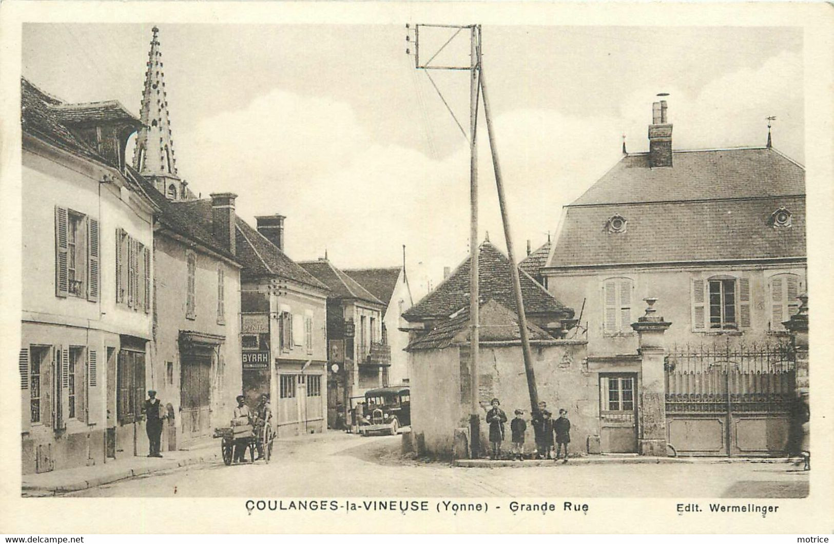 COULANGE LA VINEUSE - Grande Rue. - Coulanges La Vineuse