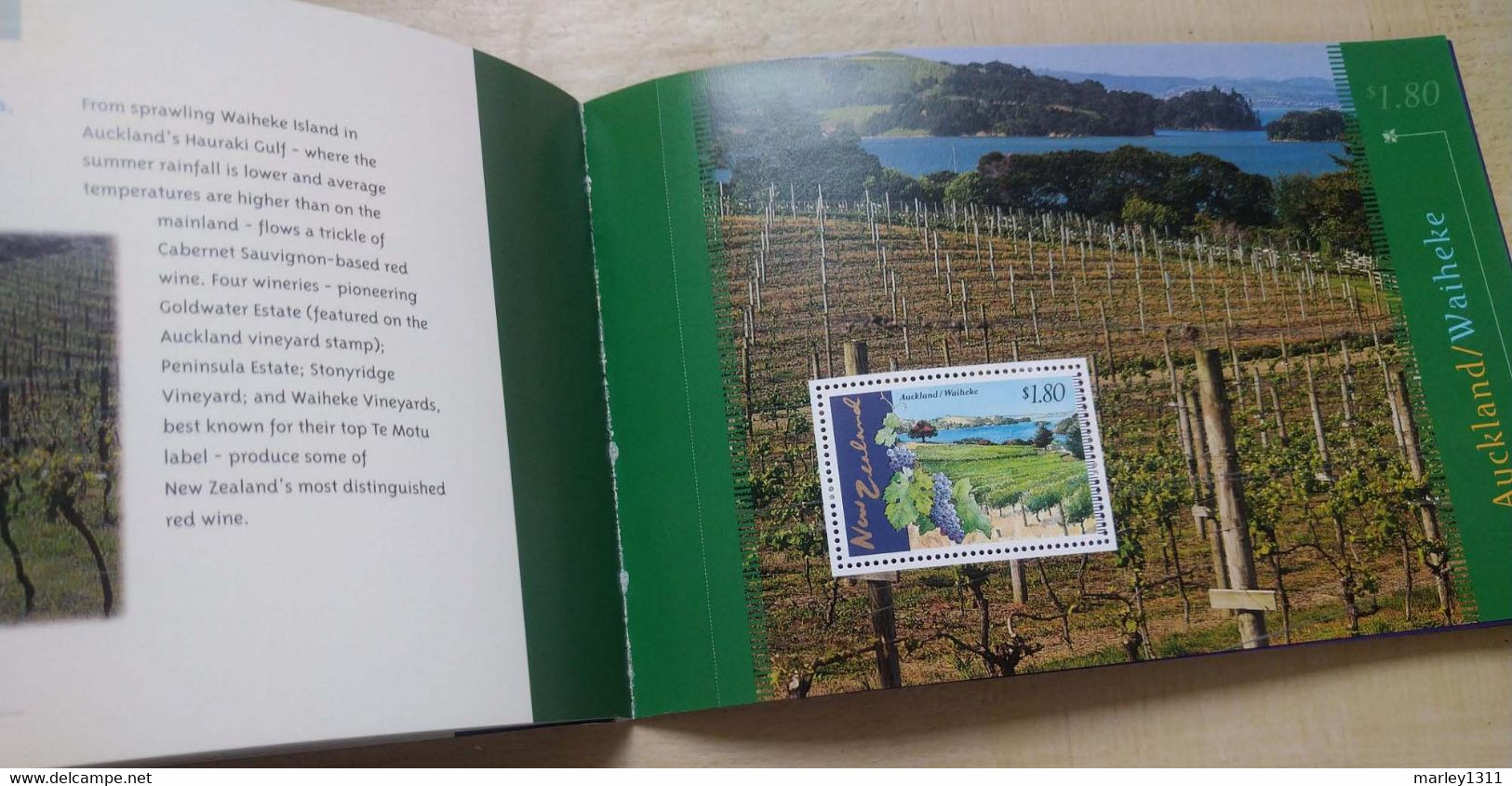 NOUVELLE - ZÉLANDE (1997) Stamps Booklet N°YT 1518 NEw Zealand Vineyards - Carnets