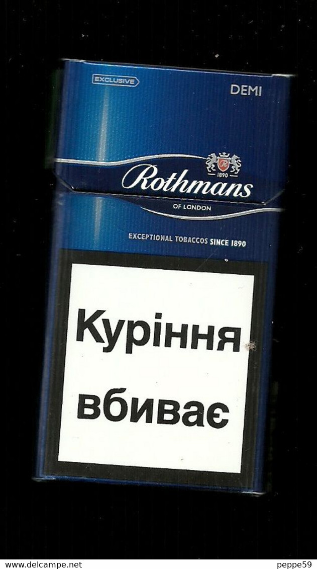 Tabacco Pacchetto Di Sigarette Estero  - Rothmans Demi  - (Vuoto) - Etuis à Cigarettes Vides