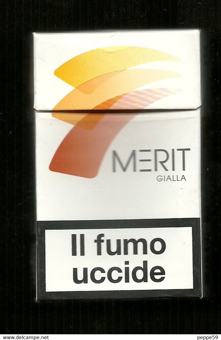 Tabacco Pacchetto Di Sigarette Italia - Merit 3 Tipo 2 Da 20 Pezzi - (Vuoto) - Etuis à Cigarettes Vides