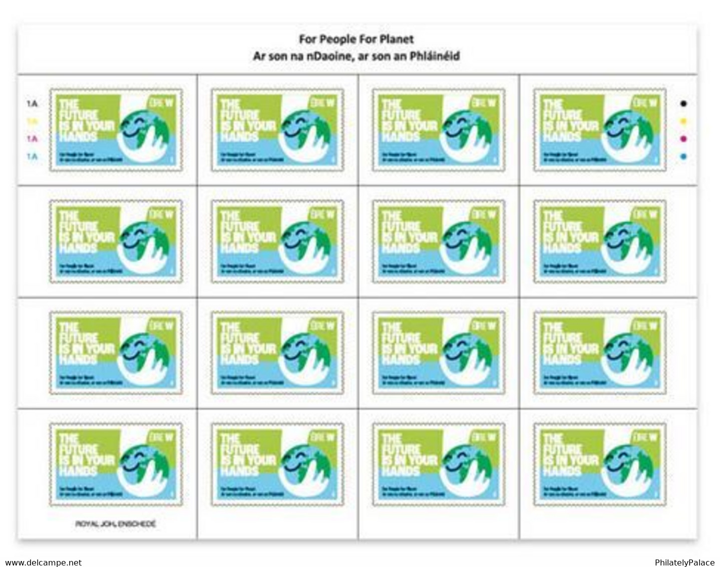 Ireland 2022 For People For Planet , Earth E Bike, Sustainable Development, Climate Change Challenge MNH Sheet (**) - Nuevos