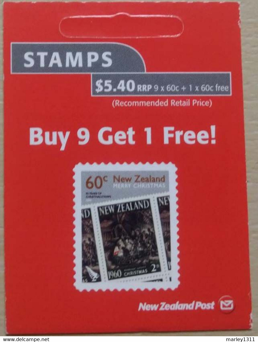 NOUVELLE - ZÉLANDE (2010) Stamps Booklet N°YT 2656a Christmas - Carnets