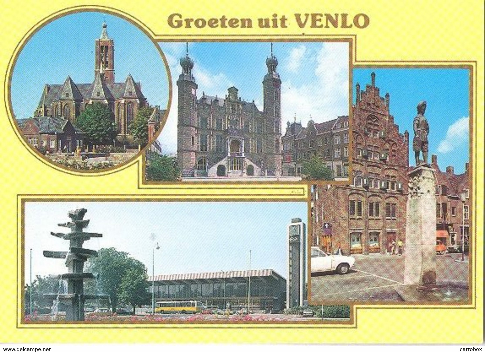 Venlo   (met Stempel Filatelieloket) (Een Raster Op De Kaart Is Veroorzaakt Door Het Scannen) - Venlo