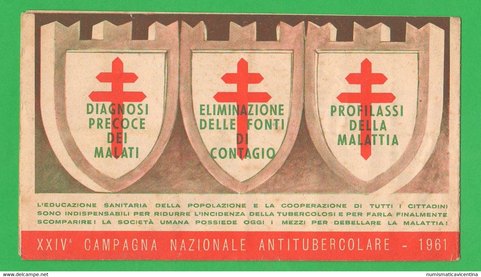 Libretto Erinnofili XXIV ^ Campagna Anti Tubercolosi 1961 Atitubercolare - Libretti