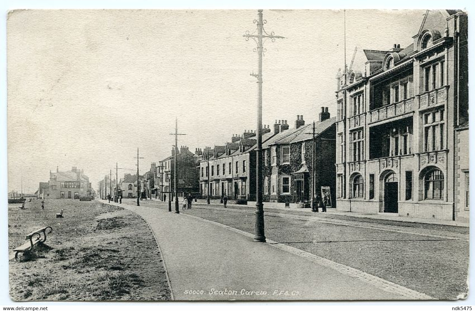 SEATON CAREW : PROMENADE / POSTMARK - DUPLEX / ADDRESS - SCARBOROUGH, CAYTON (SMITH, AGAR) - Hartlepool