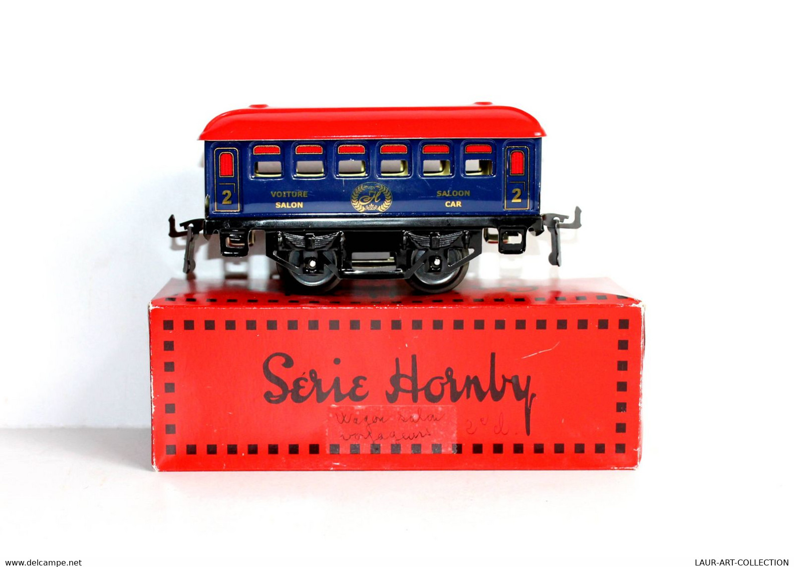 HORNBY - WAGON VOITURE SALON VOYAGEUR – ECH O - SALOON CAR - 2eme CLASSE / FERROVIAIRE TRAIN CHEMIN FER (2105.7) - Voitures Voyageurs