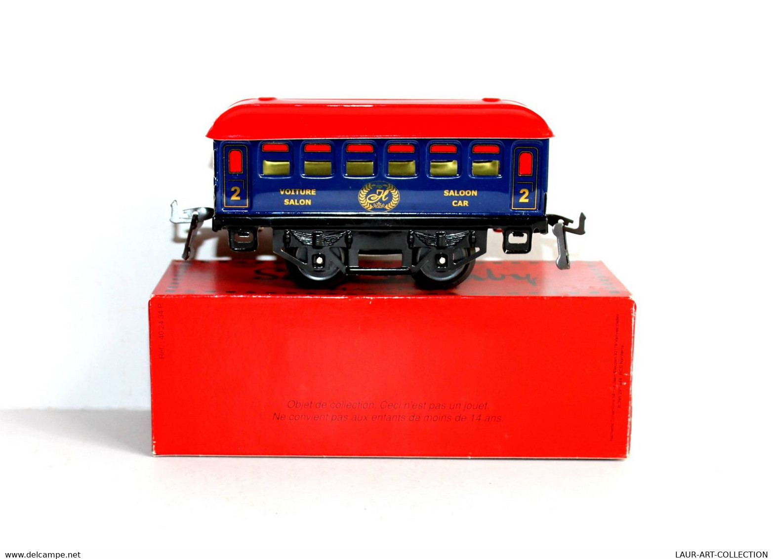 HORNBY - WAGON VOITURE SALON VOYAGEUR – ECH O - SALOON CAR - 2eme CLASSE / FERROVIAIRE TRAIN CHEMIN FER (2105.7) - Voitures Voyageurs