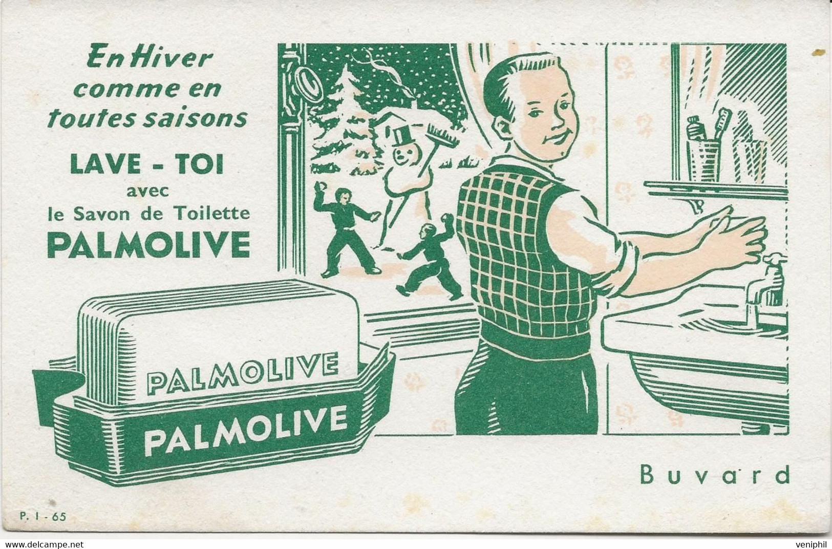 BUVARD PUBLICITAIRE  SAVON PALMOLIVE - Parfums & Beauté