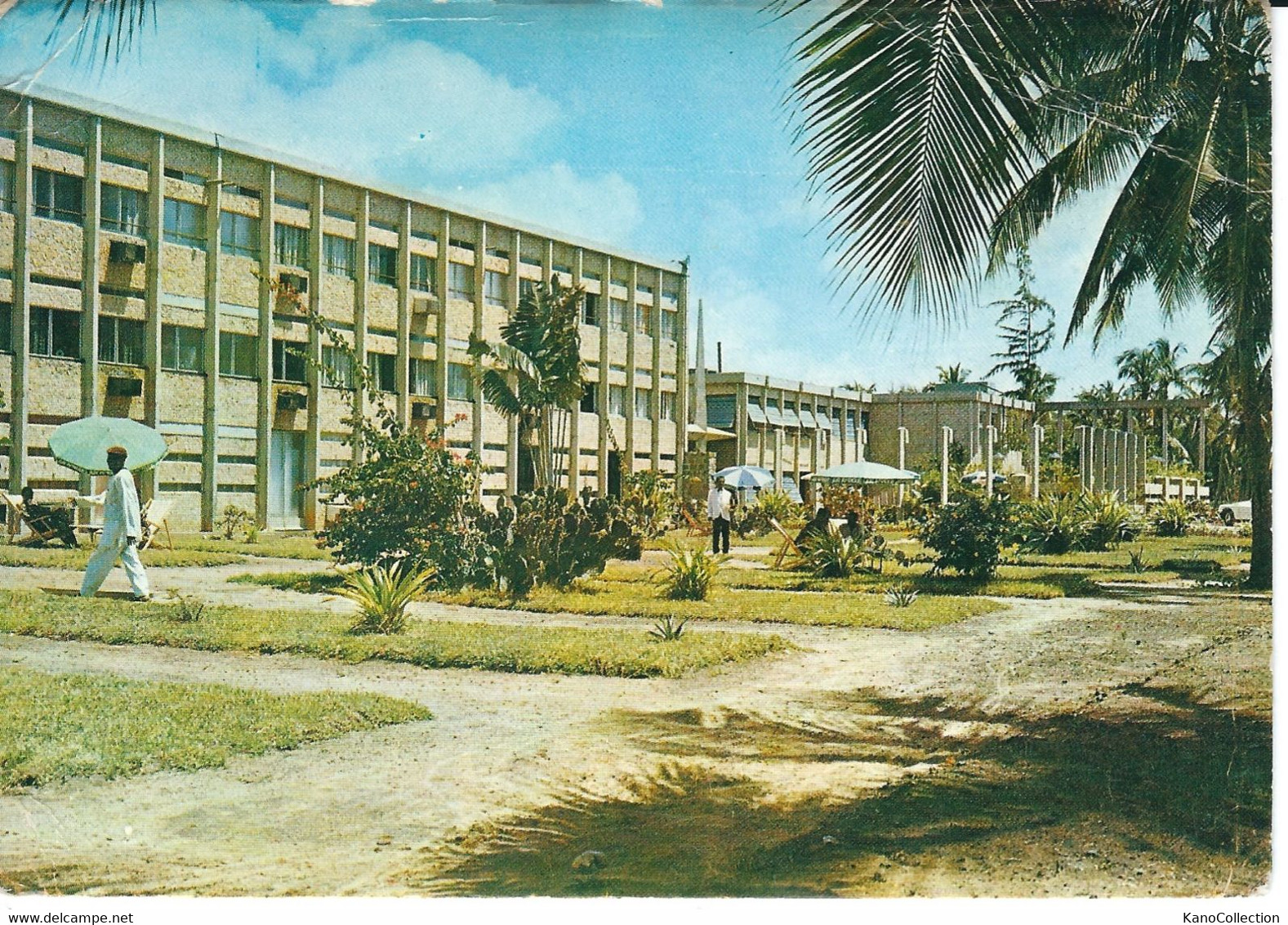 Dahomey, Cotonou, Hotel „Croix Du Sud“, Gelaufen 1972 - Dahomey