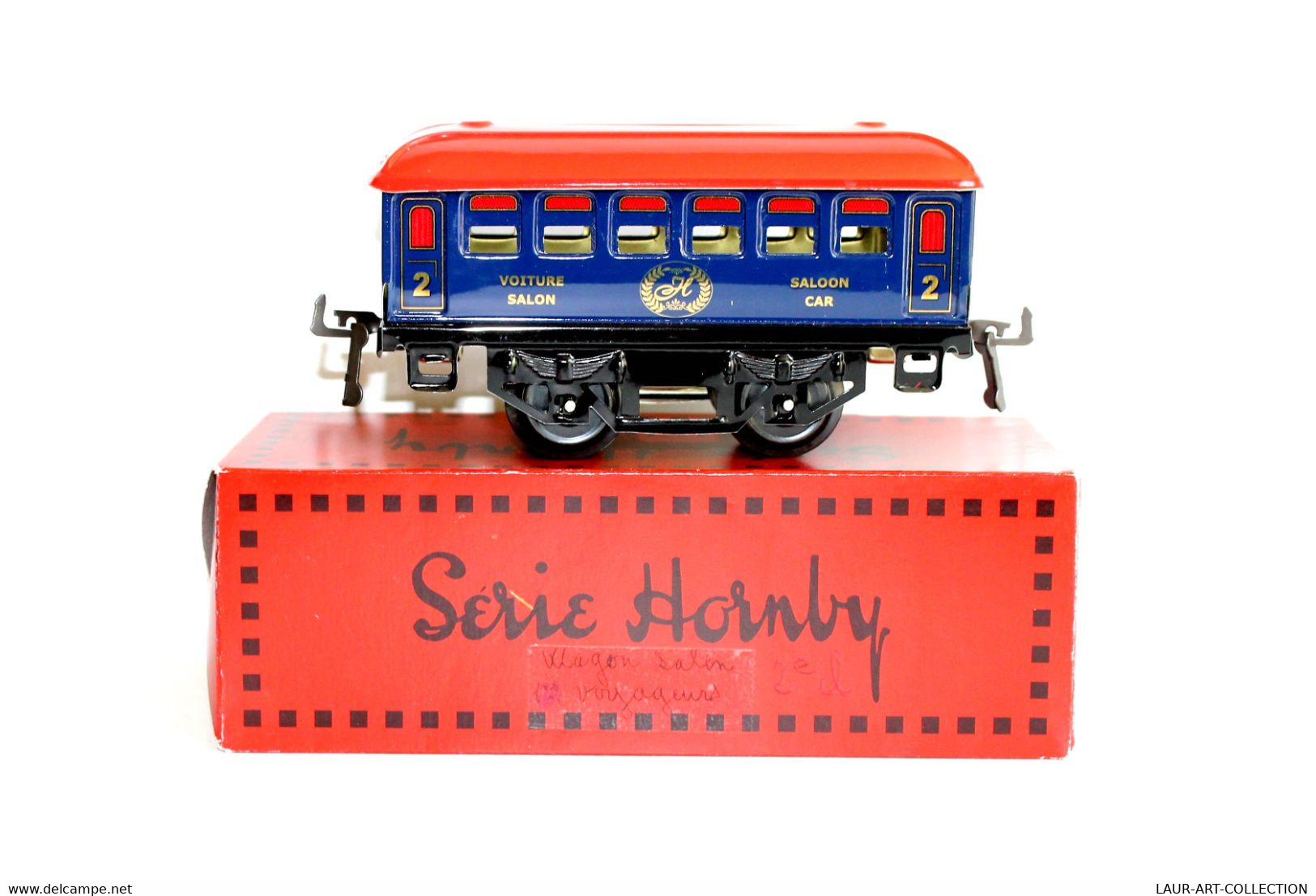 HORNBY - WAGON VOITURE SALON VOYAGEUR – ECH O - N°402350R SALOON CAR 2eme CLASSE / FERROVIAIRE TRAIN CHEMIN FER (2105.16 - Passagierwagen