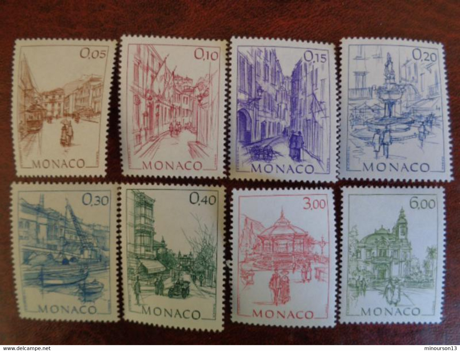 MONAC0 1984 Y&T N° 1404 à 1411 ** - MONACO D' AUTREFOIS, OEUVRES DU PEINTRE CLERISSI - Unused Stamps