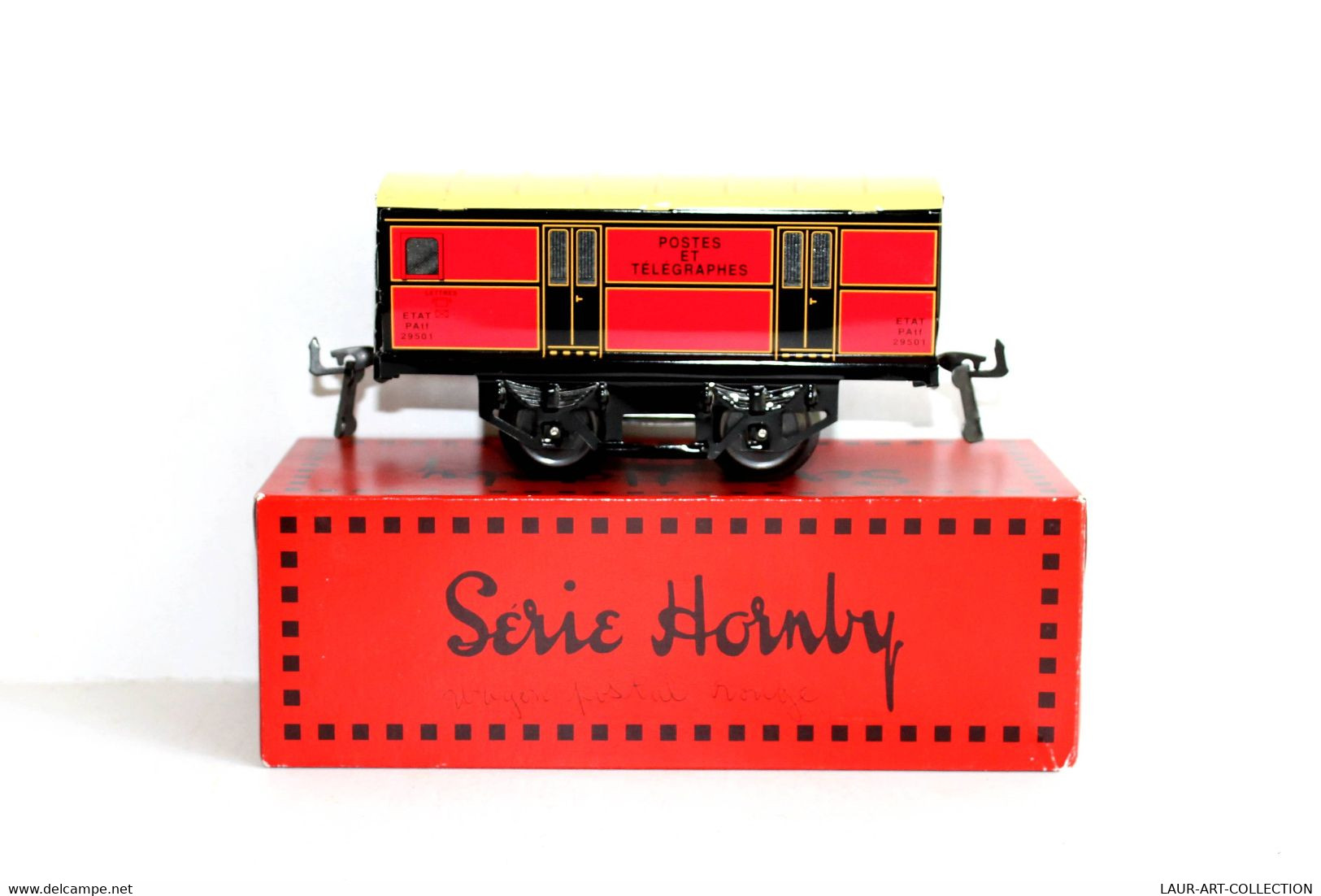 SERIE HORNBY - WAGON MARCHANDISE - ECH O N°402385S - POSTES ET TELEGRAPHES 29501 / FERROVIAIRE TRAIN CHEMIN FER (2105.19 - Wagons Voor Passagiers