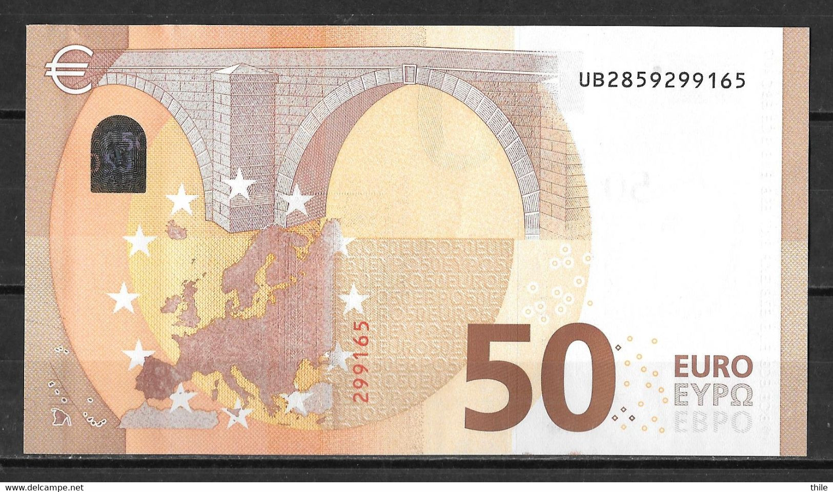 FRANCE - 50 € - UB - U038 E2 - UNC - Lagarde - 50 Euro