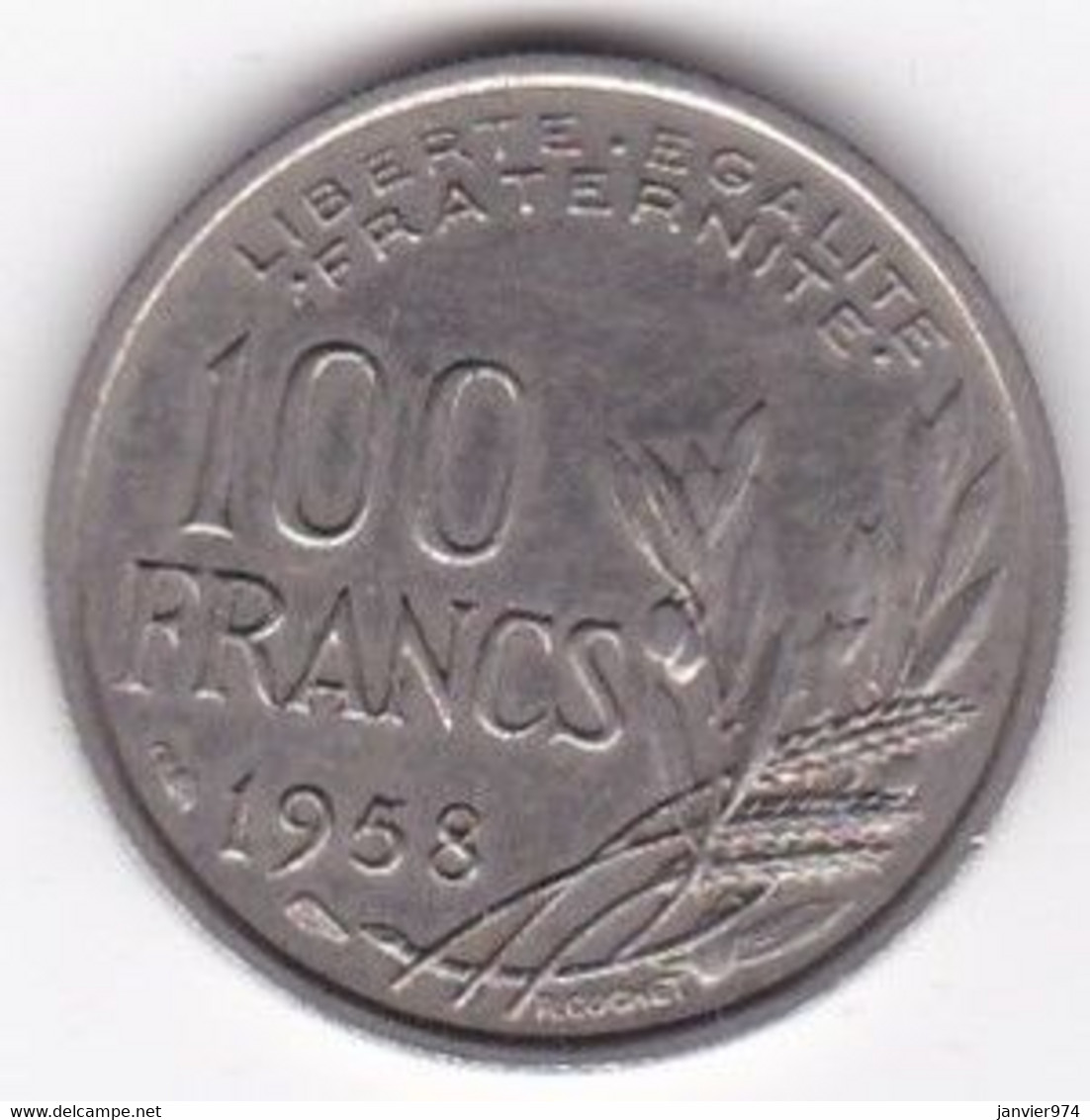 100 Francs Cochet 1958 - 100 Francs