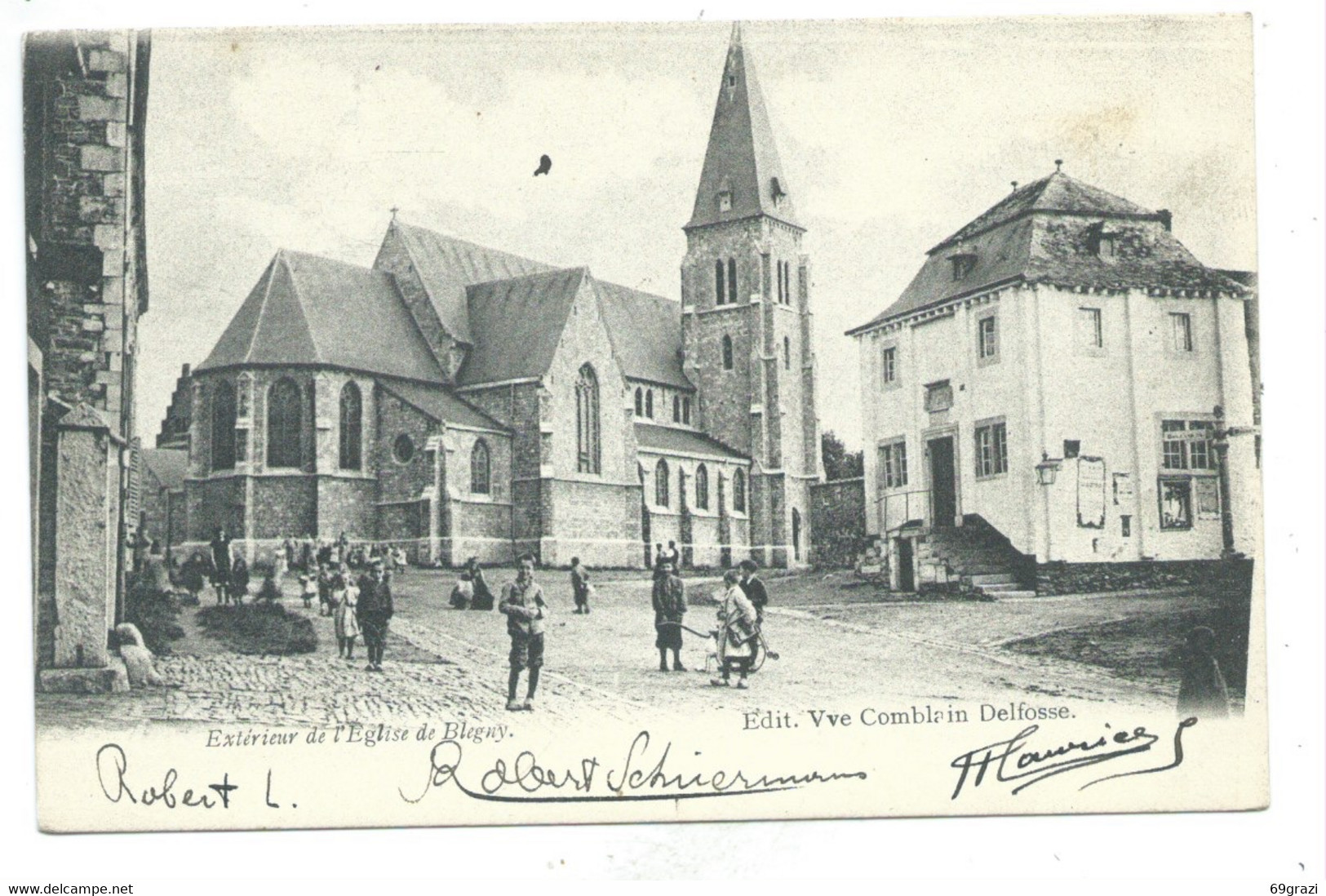 Blegny Extérieur De L'Eglise - Blegny