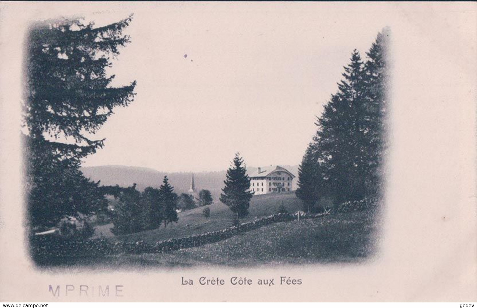 Côte Aux Fées NE, La Crète (246) - La Côte-aux-Fées