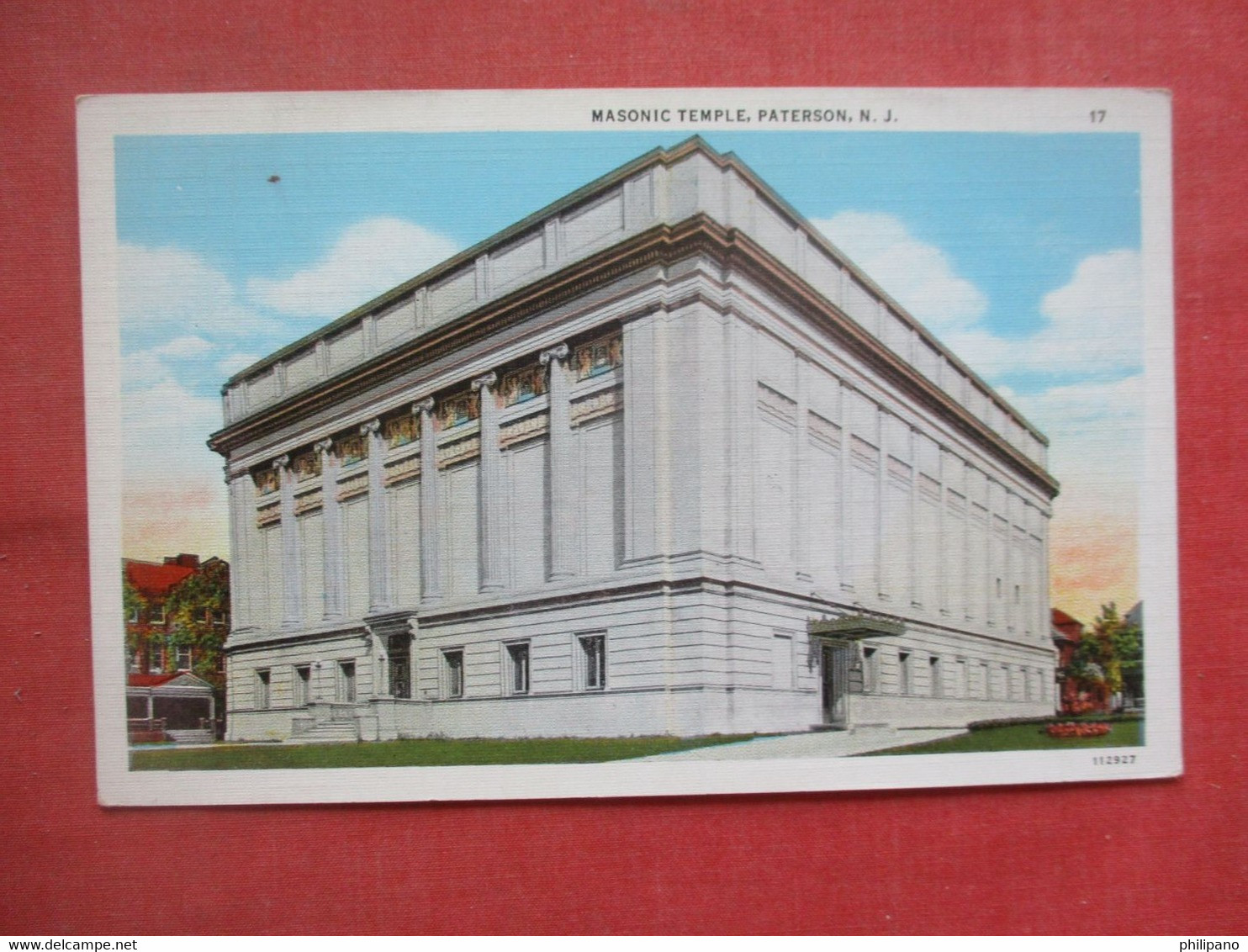 Masonic Temple.  Paterson New Jersey > Paterson  .  Ref 5657 - Paterson