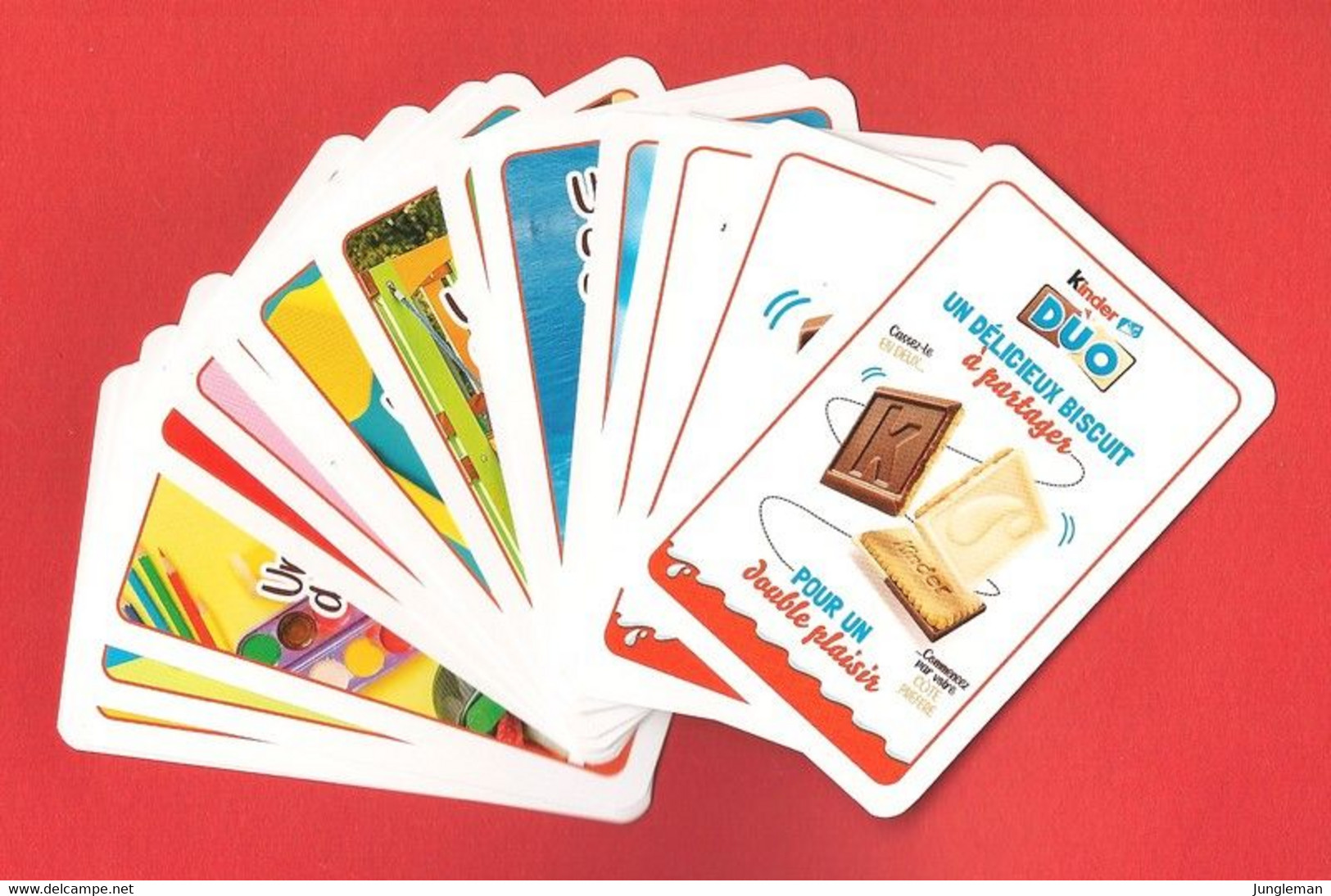 Jeu De 32 Cartes + Règle Du Jeu - Kinder Duo Memo - Très Bon état. - 32 Cards