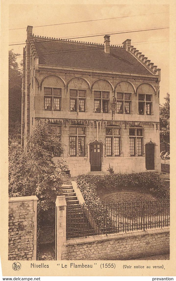 NIVELLES - Le Flambeau (1555) Rue De Namur Ancienne Auberge Jusqu'en 1905 - Nijvel