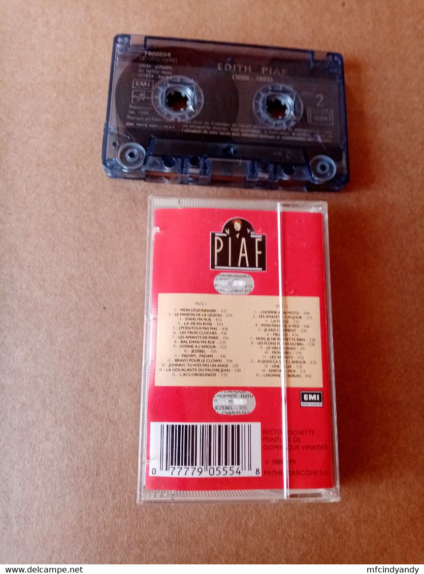 Cassette Audio  Edith Piaf  - 25ème Anniversaire - Cassettes Audio