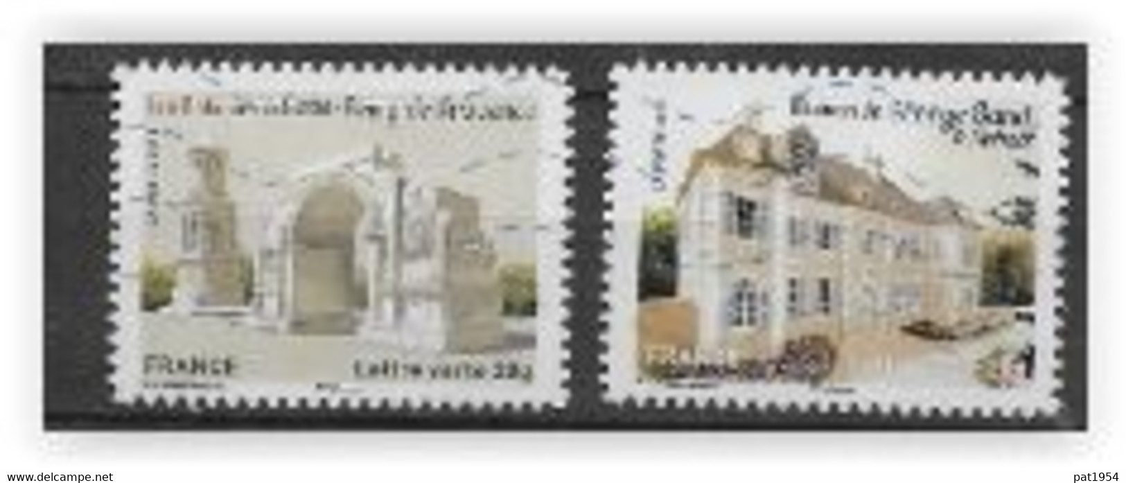 France 2013 Adhésifs N° 867 Et 874 Oblitérés Patrimoine - Used Stamps