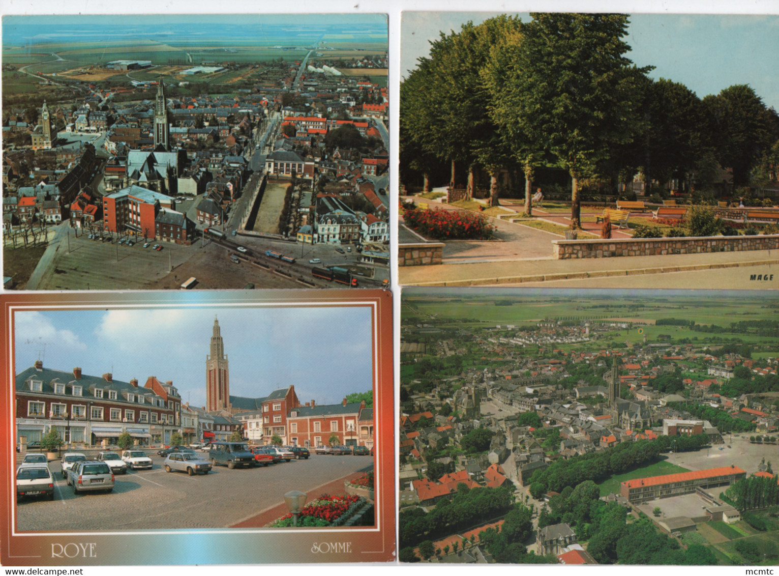 7 Cartes -  Roye     -(80. Somme) - Roye