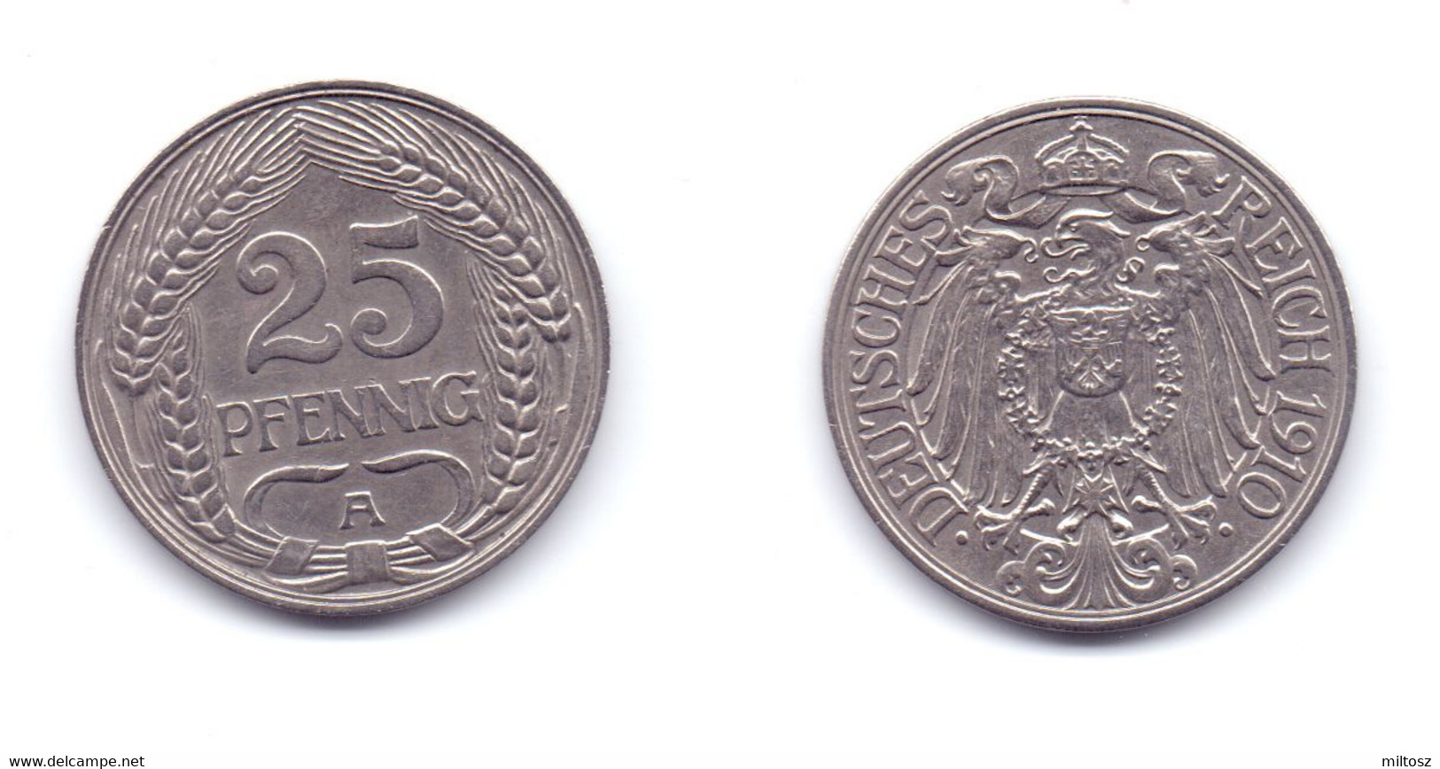 Germany 25 Pfennig 1910 A - 25 Pfennig