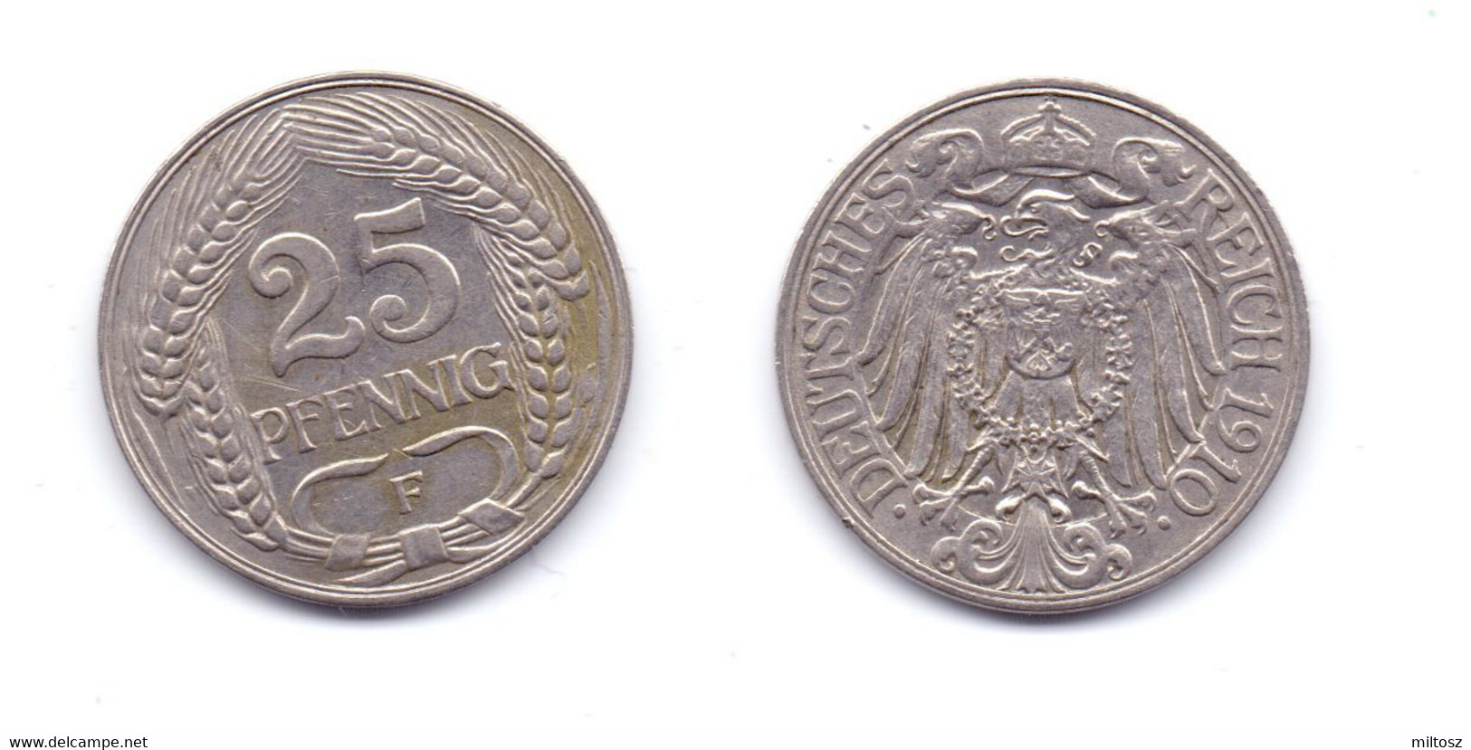 Germany 25 Pfennig 1910 F - 25 Pfennig