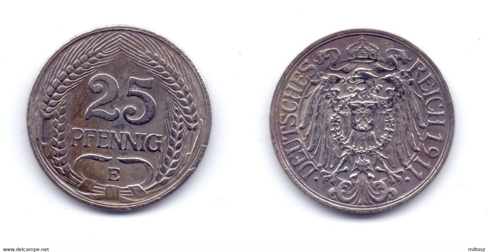 Germany 25 Pfennig 1911 E - 25 Pfennig